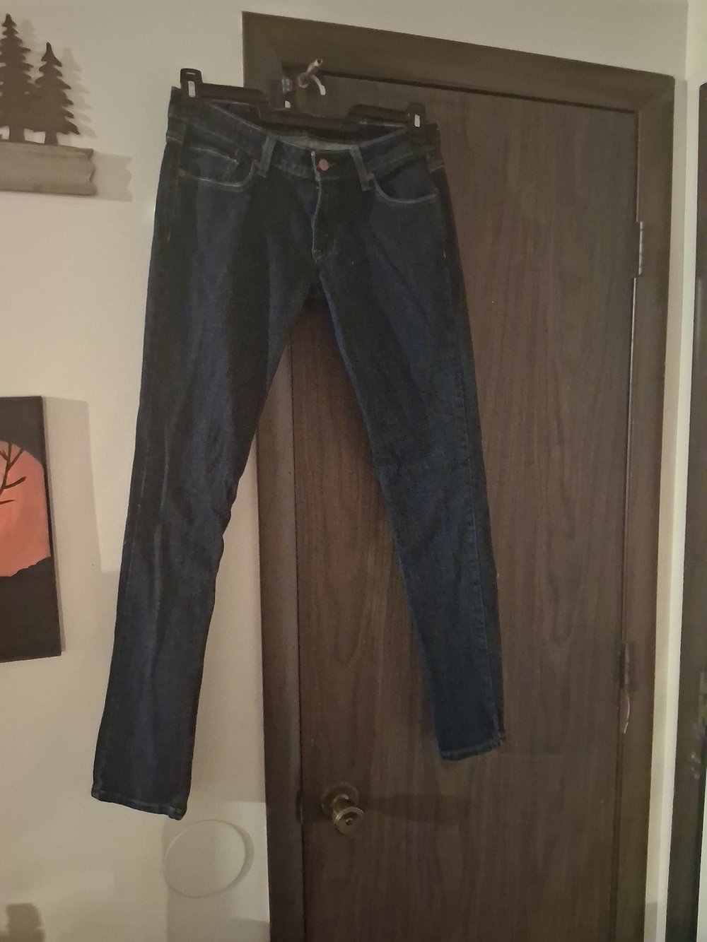 Levi's Dark Blue Slim Straight Jeans